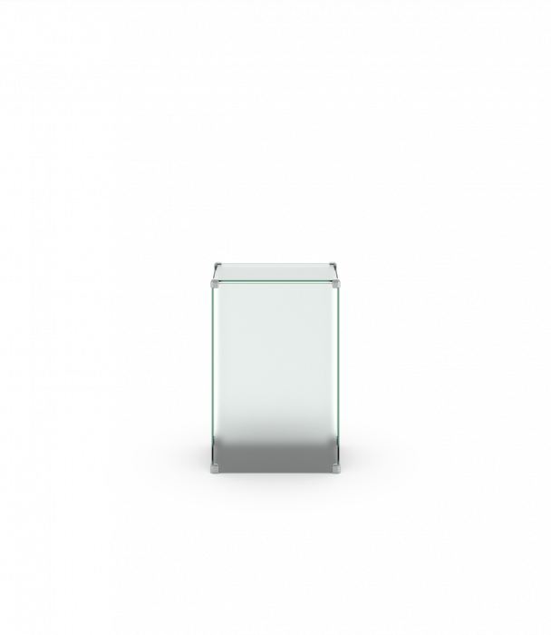 Podest Rechteck Typ 2 A284, Glas satiniert