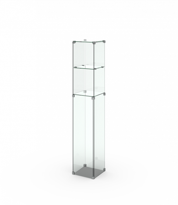 Säulenvitrine I 300 H 1660/2000 mm