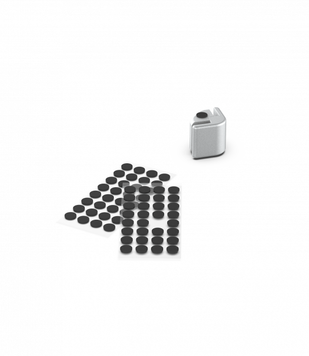 Gummipuffer, 100 Stück