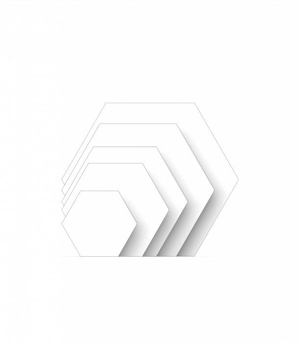 CDF Einlegeboden "Sechseck"