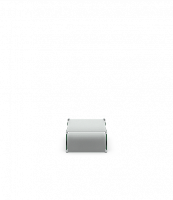 Podest Quadrat Typ 2 A484, Glas satiniert