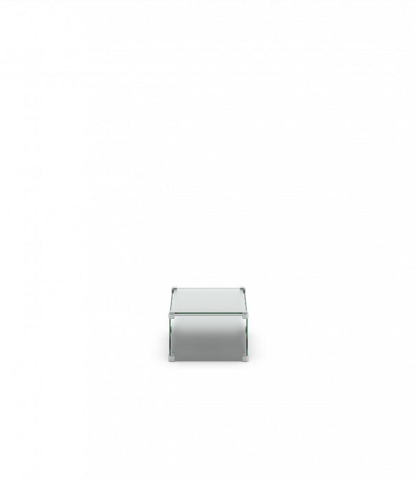 Podest Quadrat Typ 2 A384, Glas satiniert