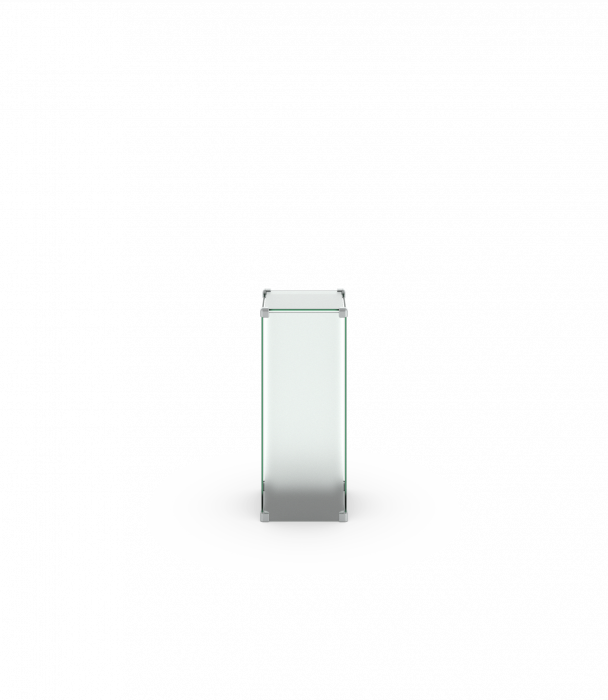 Podest Quadrat Typ 2 A284, Glas satiniert